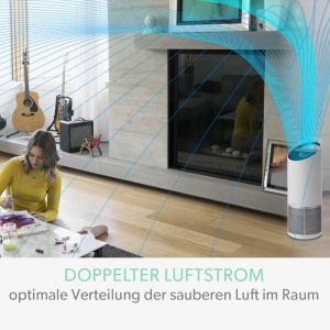 Purificatorul de aer Leitz TruSens Z-1000 capteaza virusii, alergenii, polenul, praful, mirosurile si fumul din aer, lampa UV-C ucide mai mult de 98% din bacteriile din aer, pentru incaperi de pana la 23 m2, 2415112EU - Img 3