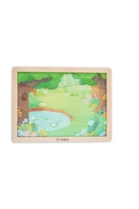 Puzzle educativ Tierreich cu 16 animale design prietenos pentru copii - Img 8