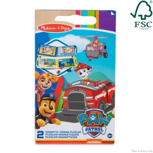 Puzzle magnetic Melissa Doug PAW Patrol - 2 puzzle-uri, 15 piese fiecare, portabil - Img 3