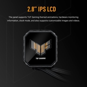 Racire CPU ASUS TUF Gaming LC III 360 ARGB LCD IPS Display 28 inch Negru - Img 2
