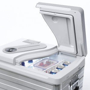 Racitoare portabila Mobicool Q40, 39L, alimentare 12V230V, aluminiu - Img 4