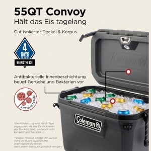 Racitor Coleman Convoy 55QT, 53L, Antibacterian - Img 3