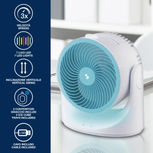 Racitor de aer Beper P206RAF202 cu USB, 3 viteze, LED - Img 2