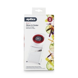 Racitor de legume Zyliss E900027 4 in 1, plasticotel inoxidabil, albrosu - Img 2