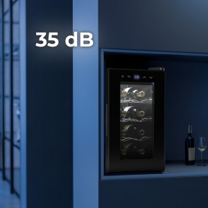 Racitor de vinuri Cecotec Bolero Grandsommelier 830, 8 sticle, control tactil, LED - Img 4