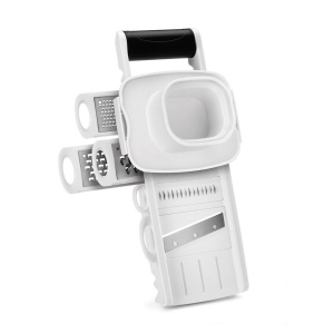 Racitor multifunctional Metaltex 194875084, 5 in 1, cu 5 lame, alb