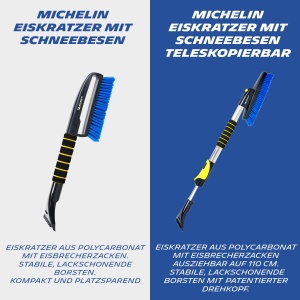 Racleta auto MICHELIN cu perie de zapada 2 in 1 53 cm rezistenta la temperaturi scazute - Img 6
