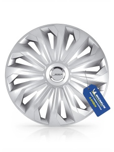 Radacini auto Michelin MX-MS, 15 inch, set 4 bucati, ABS, argintiu cu crom