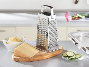 Radea pentru legume Leifheit ComfortLine, 4 fete, inox, spalare automata - Img 2