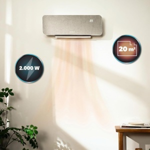 Radiator ceramic Cecotec ReadyWarm 3000 Textile, 2000 W, pentru spatii de pana la 20 m - Img 2