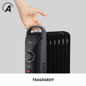 Radiator electric ARDES OILO MINI2 AR4R07M2, 800 W, 7 elemente, portabil - Img 4