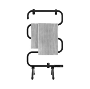 Radiator electric pentru prosoape Cecotec ReadyWarm 5000, 100 W, negru, montare pe perete sau podea