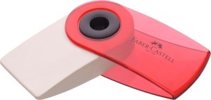 Radiera Faber-Castell Sleeve Mini, 6 bucati, PVC-fara, culori translucide - Img 2