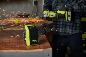 Radio Bluetooth RYOBI RRDAB18-0, 18V, 10W, DAB, NegruVerde - Img 7