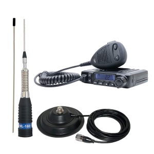 Radio CB PNI Escort HP 6500 ASQ, 40 canale, putere 4W, antena magnetica