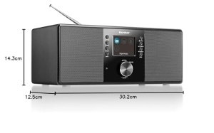 Radio digital Karcher DAB 5000 DAB FM-RDS Bluetooth AUX-IN Ceas cu alarma dubla Negru - Img 5