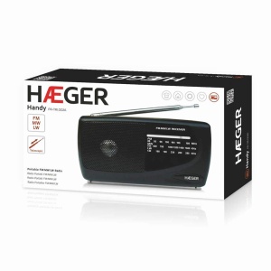 Radio Multiband Haeger, FMMWLW, cu antena telescopica si mufa pentru casti - Img 3