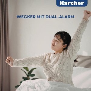 Radio portabil Karcher DAB 2415 cu Bluetooth, acumulator 2200 mAh, compact - Img 7