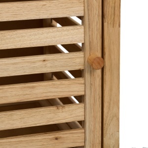 Raft de baie Relaxdays din nuc, 2 etajere, 86 x 40 x 36 cm - Img 6
