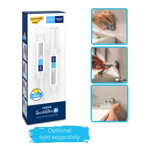 Raft pentru sapun GROHE Start Cube, crom, montare usoara, design elegant - Img 3