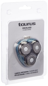 Rasierer cu 3 Lame Taurus - Inox, Double Ring, Precizie