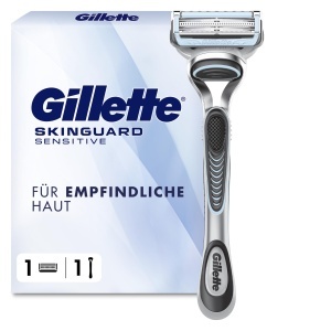 Rasierer Gillette SkinGuard Sensitive pentru barbati, cu 1 lama de schimb, protectie pentru piele