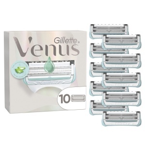 Rasierer pentru femei Gillette Venus, 12 lame, cu Aloe Vera, ergonomic