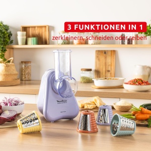 Rasnita electrica legume Moulinex Fresh Express DK8546E0, 4-in-1, compacta, mov - Img 7