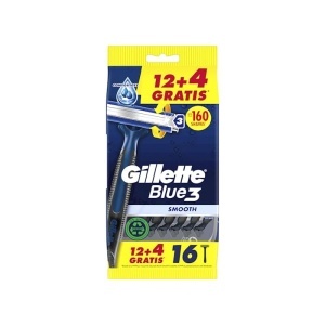 Rasoir de unica folosinta Gillette Blue3 Smooth pentru barbati, 3 lame, cap pivotant 40