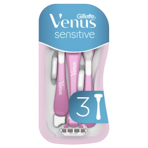 Rasoir de unica folosinta Gillette Venus Sensitive, 3 lame, movalb