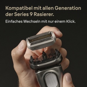 Rasoir electric Braun Series 9 PRO cu cap de ras 96M, argintiu, fabricat in Germania - Img 7