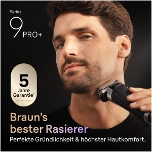 Rasoir electric Braun Series 9 PRO, Graphit, 60 min autonomie, 100 waterproof - Img 2
