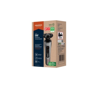 Rasoir electric Grundig ProClub MS 8130, Titanium, Wet Dry, 61 plastic reciclat - Img 8