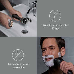 Rasoir electric Panasonic ES-L550, 5 lame, incarcare USB-C, design waterproof - Img 7