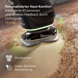 Rasoir electric Philips i9000 Prestige, negru, cu trimmer integrat si statie de curatare - Img 6