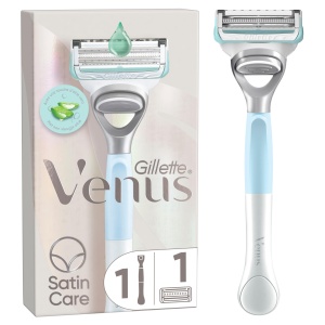 Rasoir pentru femei Gillette Venus pentru zona intima, cu 1 lama de schimb, cu Aloe Vera
