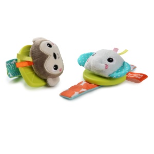 Rassel si Baitring Bright Starts, design Elefant si Af, BPA-free, multicolor - Img 4