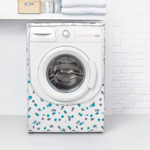 Rayen Husa Protectie pentru Masina de Spalat si Uscator Frontloader 84x60x60 cm Impermeabila cu Fermuar - Img 2