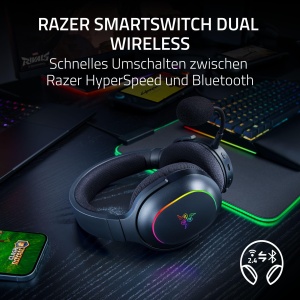Razer Barracuda X Chroma Gaming Headset Wireless Negru RGB 70h Autonomie - Img 2