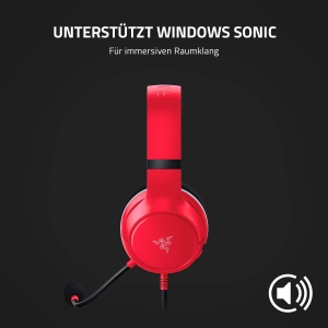 Razer Kaira X - Casti de gaming cu fir pentru Xbox Series X|S (driver TriForce de 50 mm, microfon cardioid HyperClear, comenzi incorporate, compatibilitate multiplatforma) rosu - Img 6