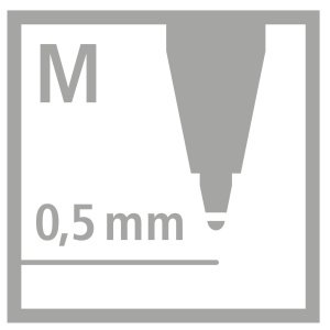 Rechizita scris STABILO - Refill pentru stilou cu bilita, 0.5 mm, cerneala albastra - Img 4