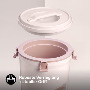 Recipient de apa STANLEY 1913, 7.5L, culoare Rose Quartz, BPA-free - Img 6