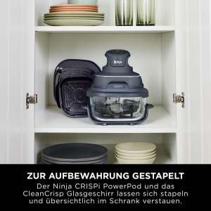 Recipient din sticla Ninja CRISPi 3,8L cu capac, rezistent la caldura - Img 4