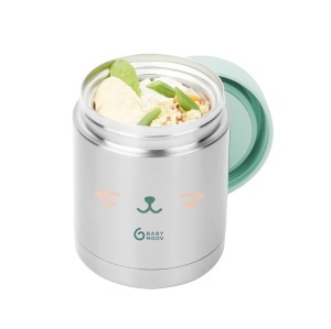 Recipient termic Babymoov EATSISY, 350ml, din otel inoxidabil, cu capac etans