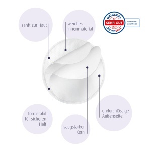 Reer Mama Set 8 Tampoane Lavabile pentru Alaptare Design Discret Reutilizabile - Img 3