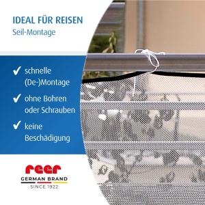 Reer Plasa Protectie Balcon 294x94 cm Siguranta Copii Material Rezistent la Intemperii - Img 6