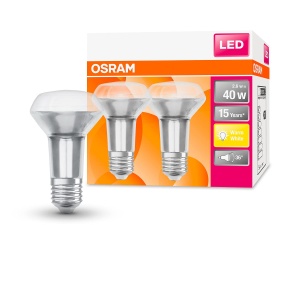 Reflector LED Osram R50 E14, 2.6W, 210lm, Lumina Calda 2700K, Set 2 Bucati - Img 4