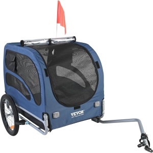 Remorca pentru animale VEVOR DT815 albastru-negru pliabila 45 kg capacitate - Img 9