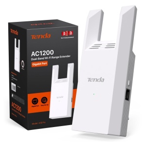 Repeater WiFi Tenda A18 Pro AC1200, Dualband, Gigabit LAN, Acoperire 150 m