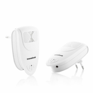 Repelent cu ultrasunete KL Duo InnovaGoods 2 bucati alb